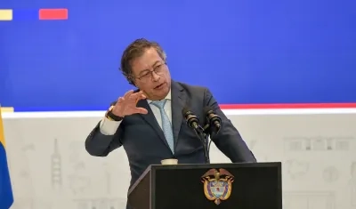 El Presidente Gustavo Petro.