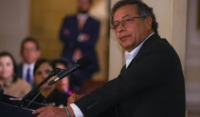 El Presidente Gustavo Petro.