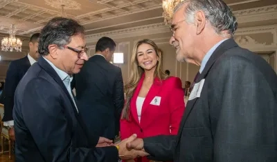 Gustavo Petro y Eduardo Verano.