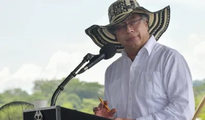 El Presidente Gustavo Petro.