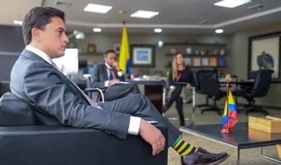 El Ministro de Comercio, Luis Carlos Reyes.