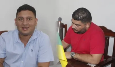 Los concejales Jaime Antonio Sanjuan y Maruf Blel Roa.