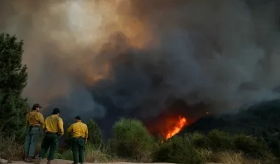 Imagen del incendio.