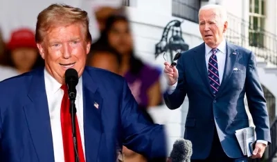 Donald Trump y Joe Biden.