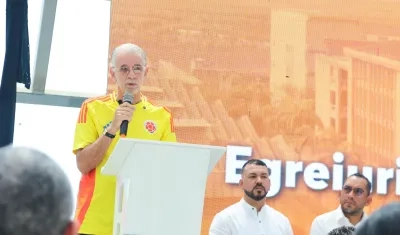 Eduardo Verano, gobernador del Atlántico.