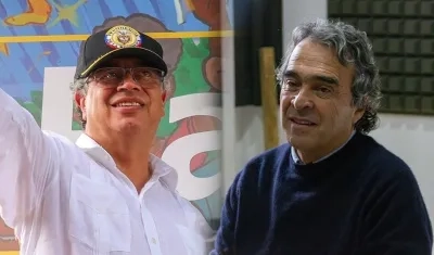 Gustavo Petro, Presidente de Colombia, y Sergio Fajardo, excandidato presidencial.