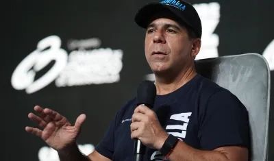 Alcalde Alejandro Char, en el Caribe Biz Forum. 