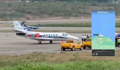 Fotografía de la Aeronave. 
