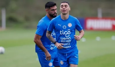 Miguel Almirón, mediocampista de la seleccion paraguaya. 