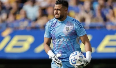 Sergio 'Chiquito' Romero, portero de Boca Juniors. 