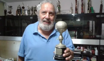 Orlando Víctor Dacarett, presidente del Junior en 1982. 