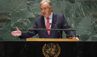 António Guterres, Secretario General de las Naciones Unidas (ONU).