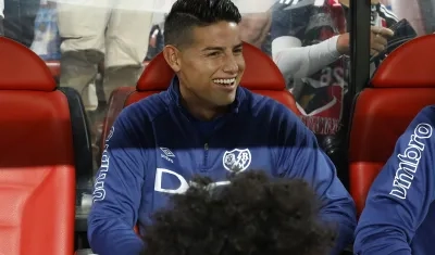 James Rodríguez ha comenzado en el banco en los dos últimos partidos del Rayo Vallecano.
