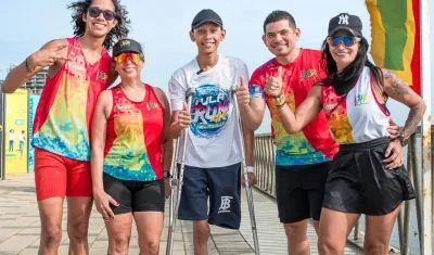 La Fularun de este año es a beneficio de Kaleth Oviedo, un joven que perdió su pierna izquierda. 