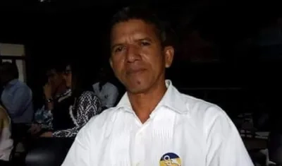 El líder social Luis Barrios Machado.