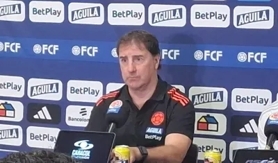 Néstor Lorenzo, técnico de la Selección Colombia. 