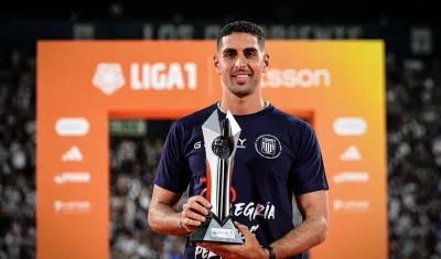 Pablo Sabbag milita desde 2023 en Alianza Lima de Perú.