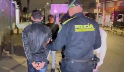 Momento de la captura.