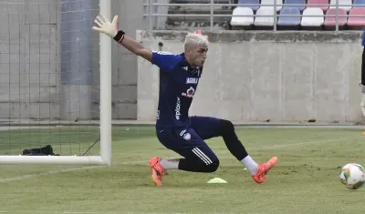 El uruguayo Santiago Mele, portero del Junior. 