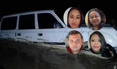 Cuatro de las víctimas de la tragedia. 