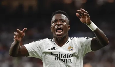 Vinicius Júnior, delantero brasileño del Real Madrid. 