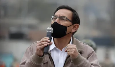 Expresidente de Perú, Martín Vizcarra.