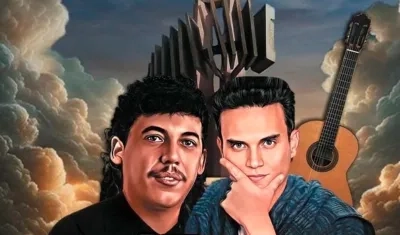 Juancho Rois y Silvestre Dangond. 