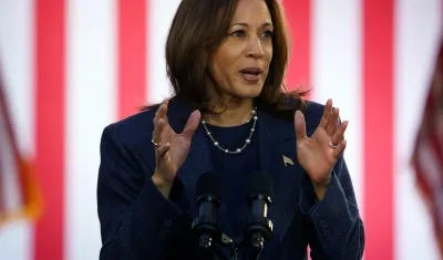 Kamala Harris, vicepresidenta y candidata demócrata. 