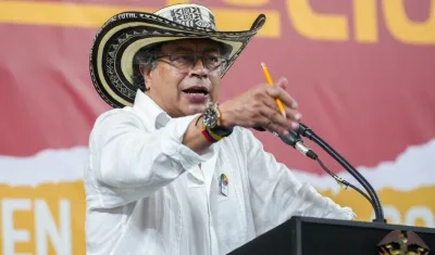 El Presidente Gustavo Petro.