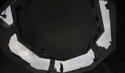 Infraestructura dañada por los ataques.