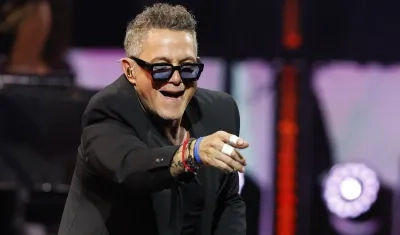 Cantante y compositor español Alejandro Sanz. 