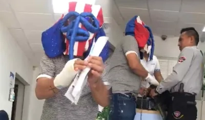 Protesta en oficina de Air-e.