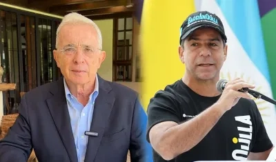 Alvaro Uribe y Alejandro Char