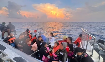 Migrantes en aguas colombianas.