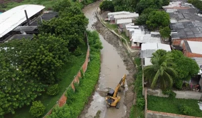 Limpieza de afluente.