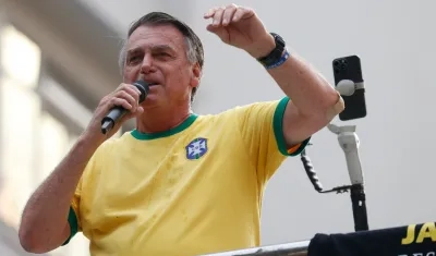 El expresidente ultraderechista brasileño Jair Bolsonaro.