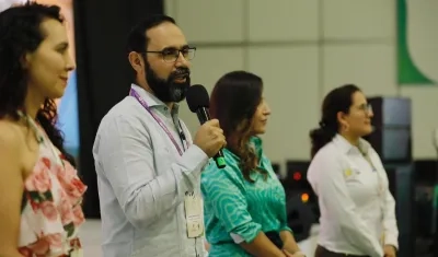 El Ministro de Minas y Energía, Andrés Camacho.