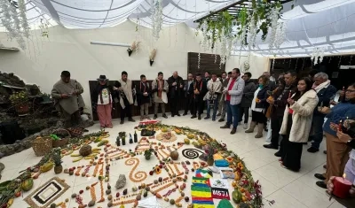 Sesión de la Mesa para la Co-construcción de Paz Territorial entre el Gobierno y 'Comuneros del Sur'. 