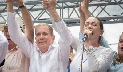 Edmundo González y María Corina Machado.