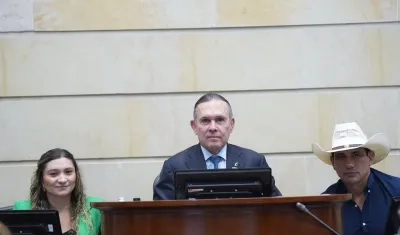 Efraín Cepeda, presidente del Senado.