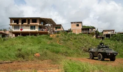 El Plateado, corregimiento de Argelia, Cauca.