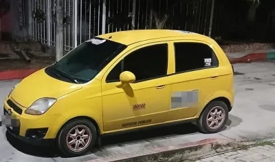 El taxi recuperado