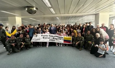 El vuelo humanitario desde Líbano que repatriará a colombianos.