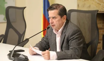 Juan Fernando Cristo, Ministro de Interior.
