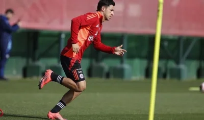 César Pérez, convocado de último momento para visitar a Colombia.