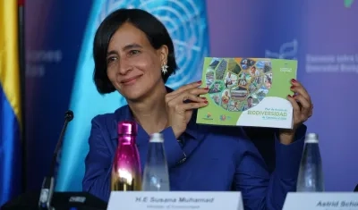 Susana Muhamad, Ministra de Ambiente y Desarrollo Sostenible.