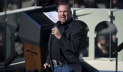 Garth Brooks, cantante de country. 