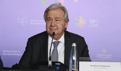 António Guterres, secretario general de la ONU.