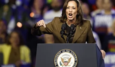 La vicepresidenta y candidata Kamala Harris.