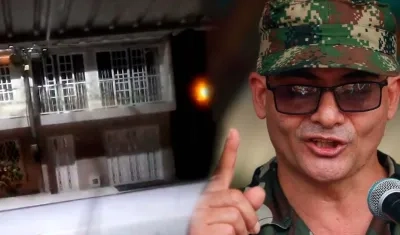 Imágenes del hostigamiento y de 'Iván Mordisco'.